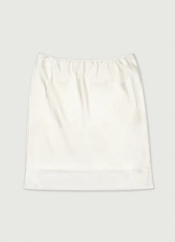 2nd/ Jacquard Satin Skirt [cream]