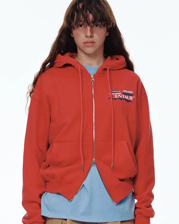 CENTAUR FREEDOM 2-WAY HOOD ZIP-UP_RED