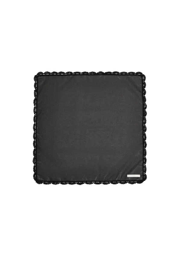 Lace Scarf, Black