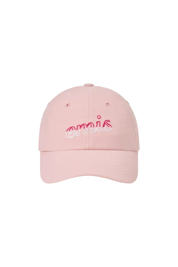 CHAIN STITCH BALL CAP-PINK