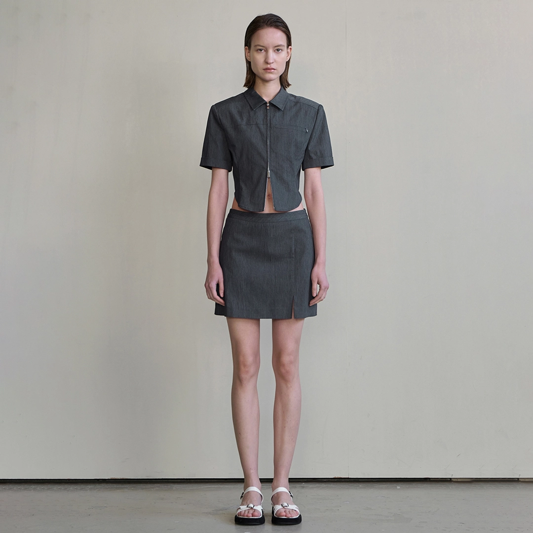아뜰리에 나인 (SK-4942)HENS SET-UP LOW SKIRT 상품 이미지 2