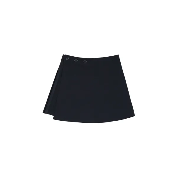 AW25 WRAP SKIRT (BLACK)
