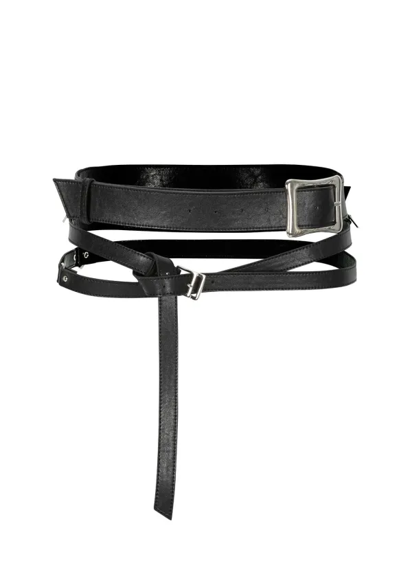 [2ND] DUAL LAYERED BELT, BLACK