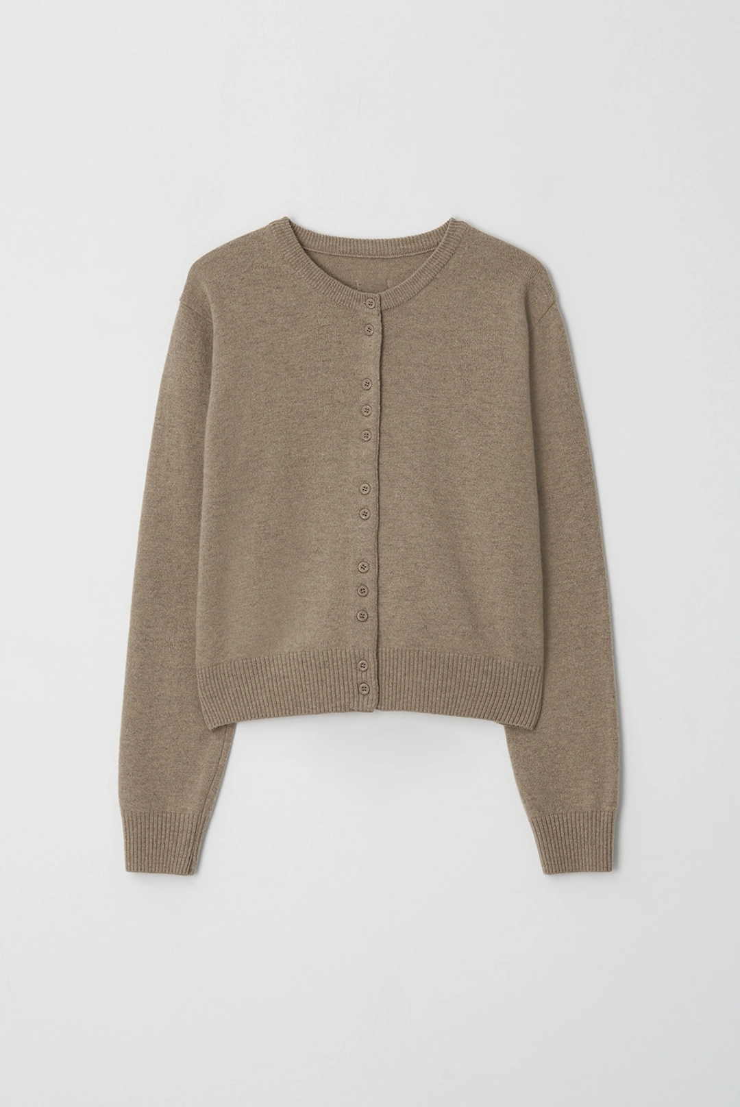 브렌다 브렌든 fine wool cardigan - sand 상품 이미지 1
