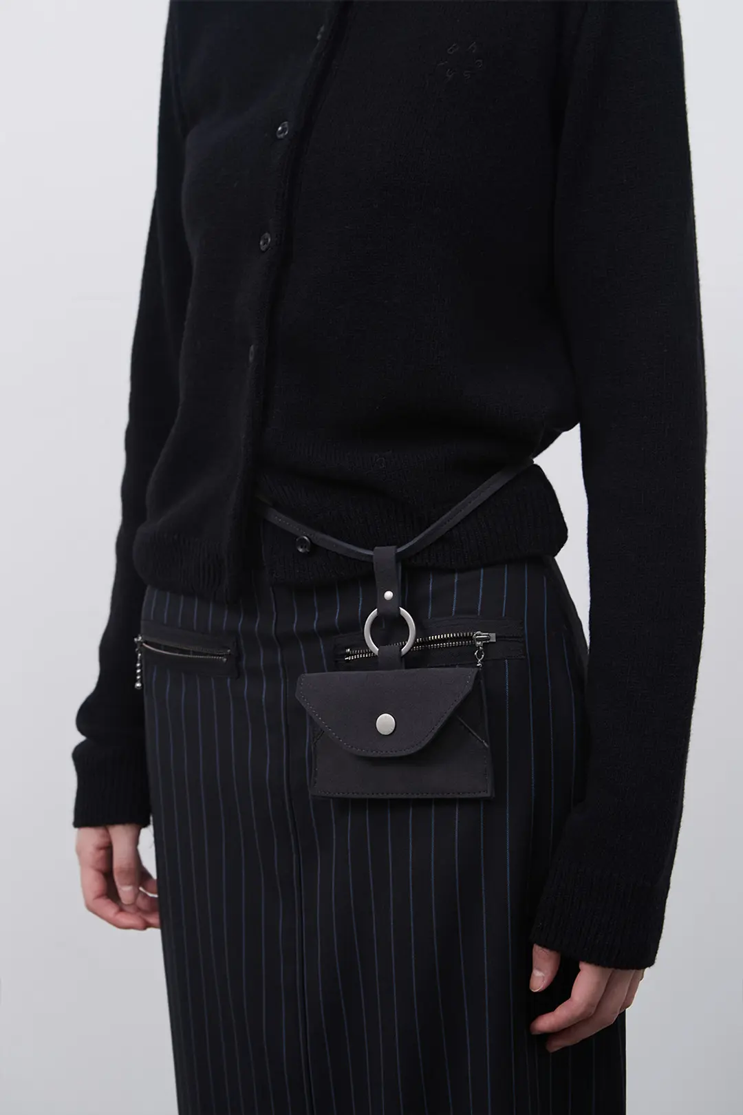 오헤시오 MINI CROS WALLET BAG, CHARCOAL 상품 이미지 2