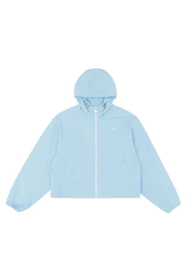 Giant Smiley Windbreaker (airy blue)
