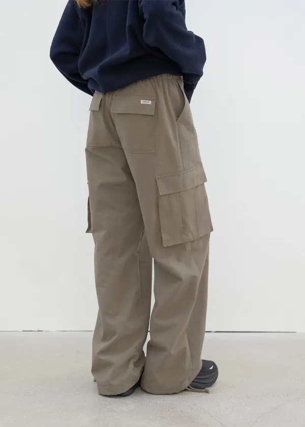 [2차] [기모] Warm cargo pants (khaki beige)