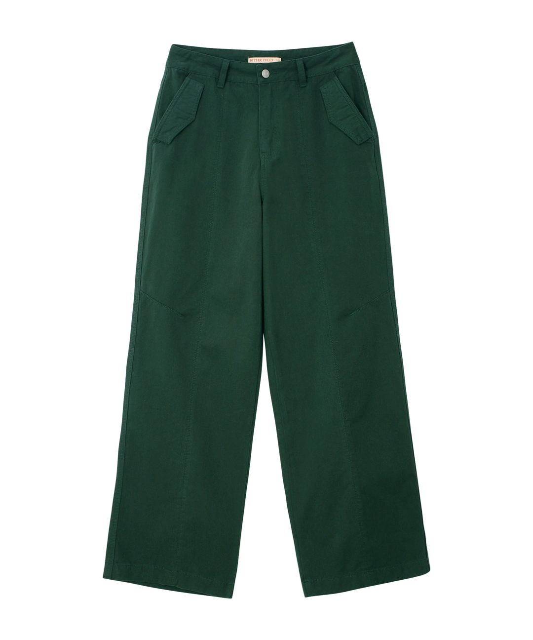 비터셀즈 Heart Stamp Wide Pants-Green 상품 이미지 3