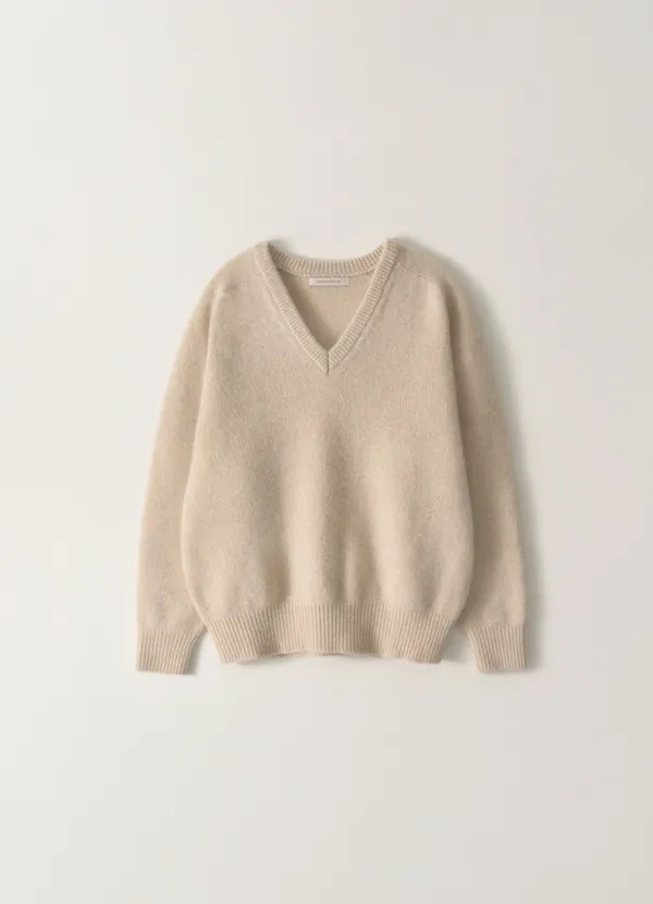 6TH / Pound alpaca sweater (Oatmeal)