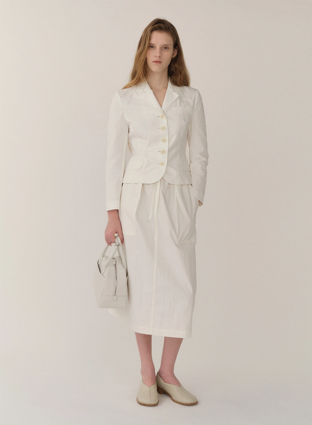 킨더살몬 Linnea Cotton Skirt Ecru 상품 이미지 2
