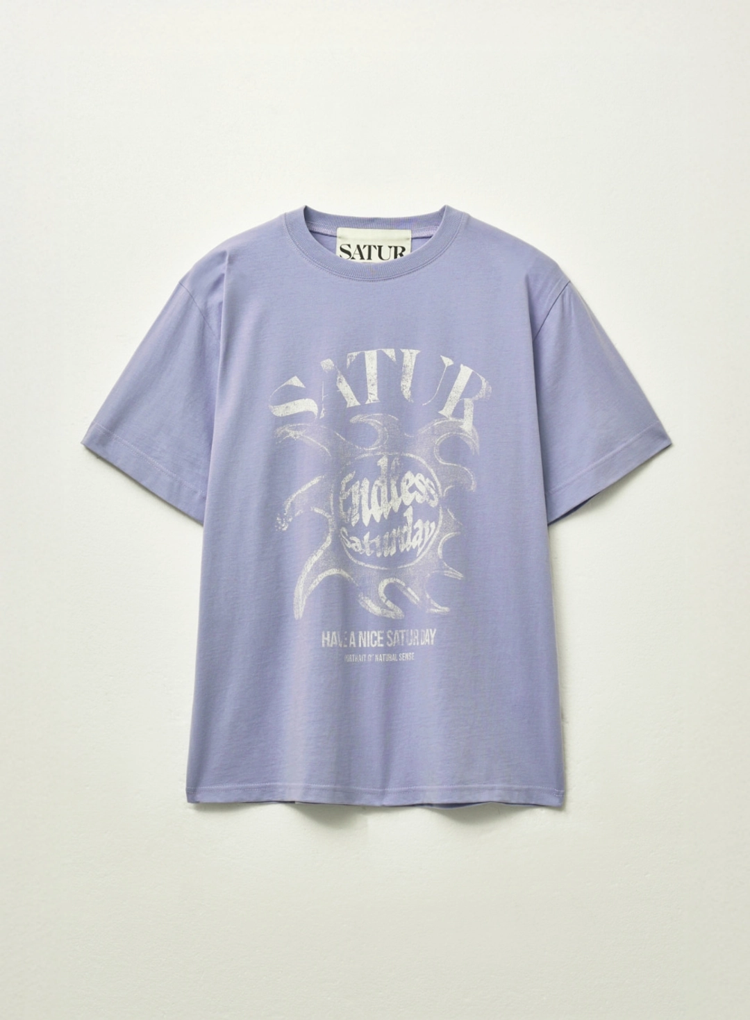 세터 Sun Retro Graphic T-Shirt - Lavender 상품 이미지 1