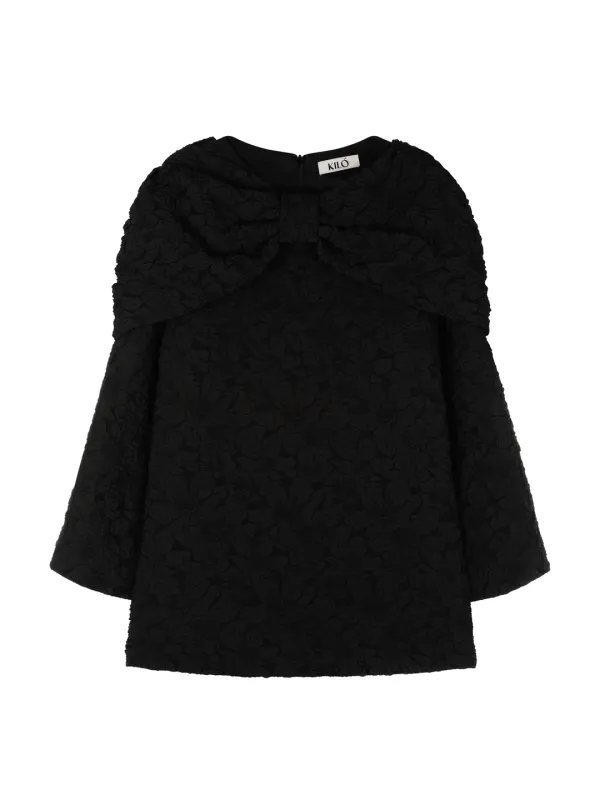 CAPE MINI DRESS (BLACK)