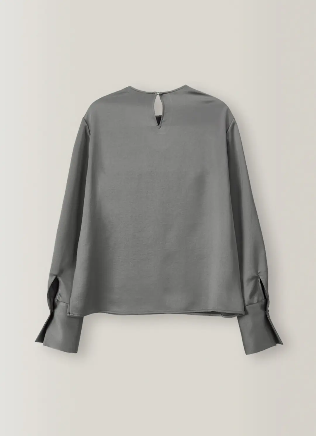 노미나떼 Helen Round Cuffs Blouse (Gray) 상품 이미지 3