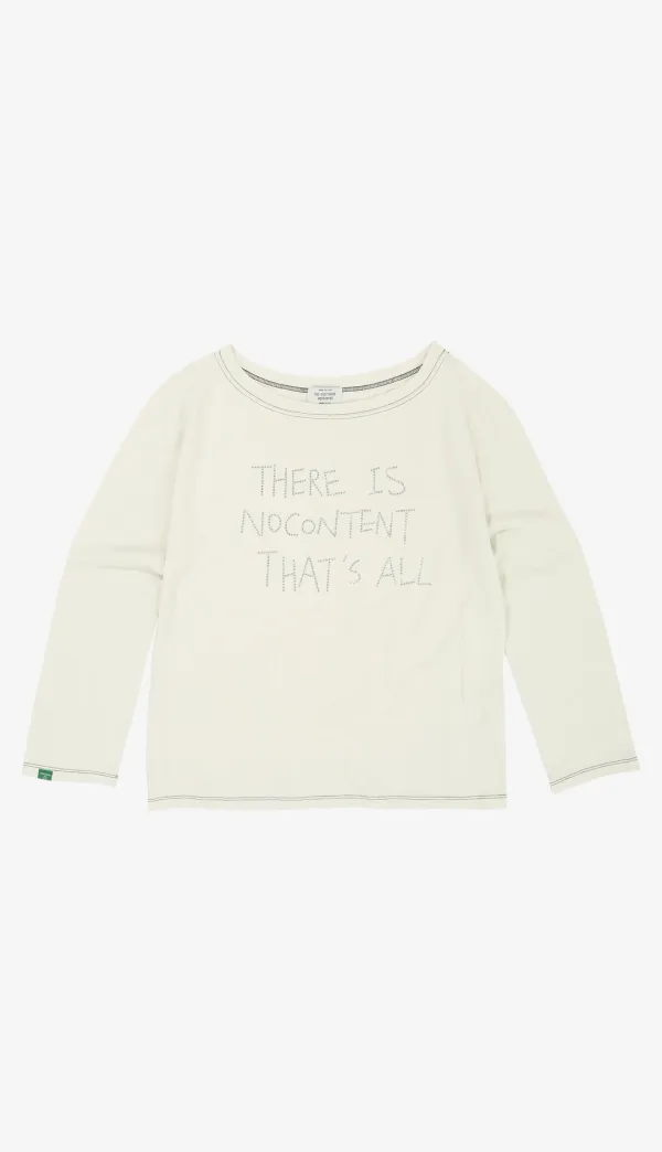 231. Off Shoulder Plain T _ Ivory