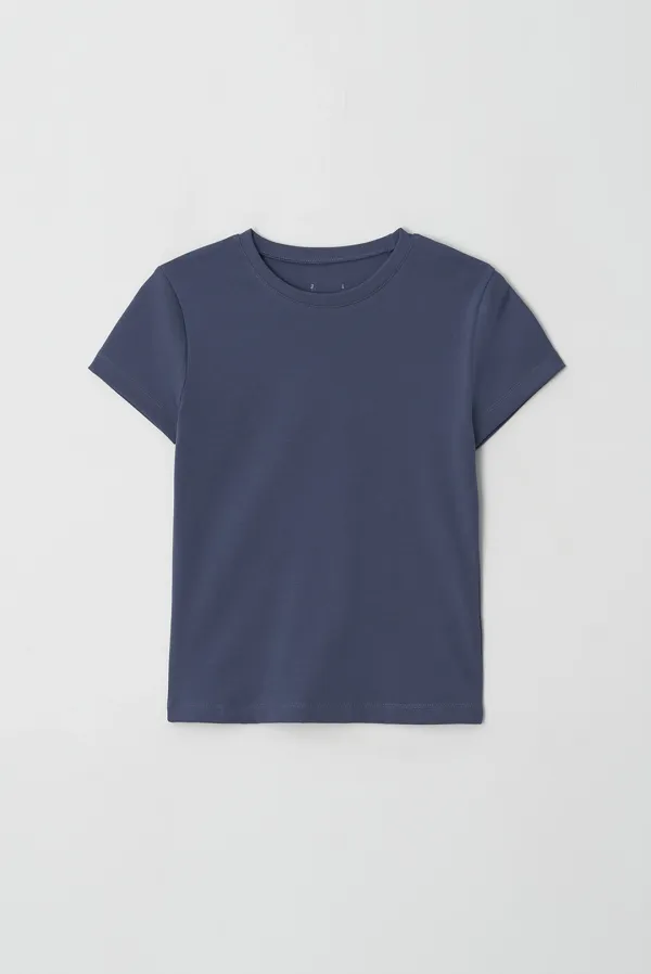 [2PACK] color half tee
