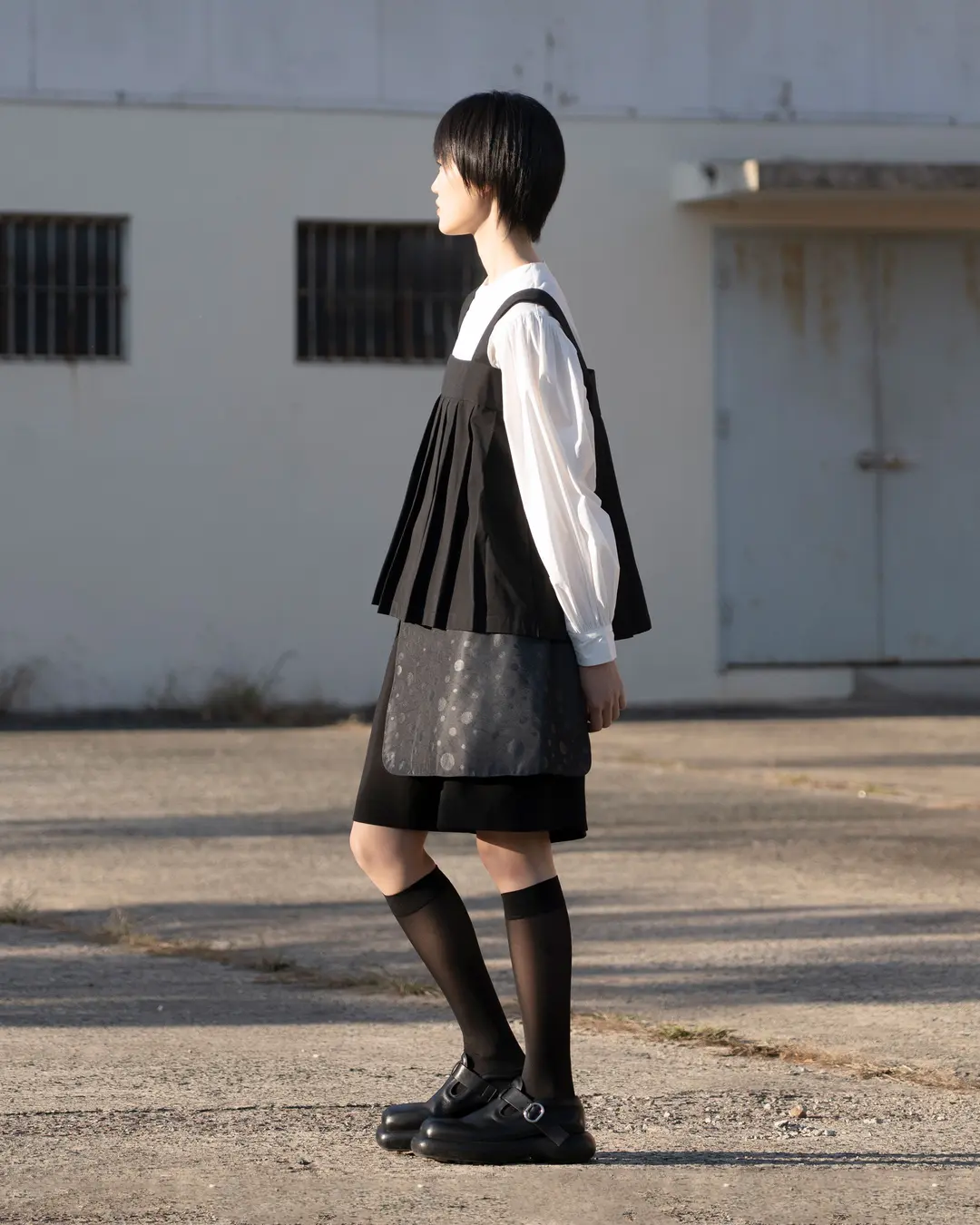 유노이아 cotton pleats vest 상품 이미지 2