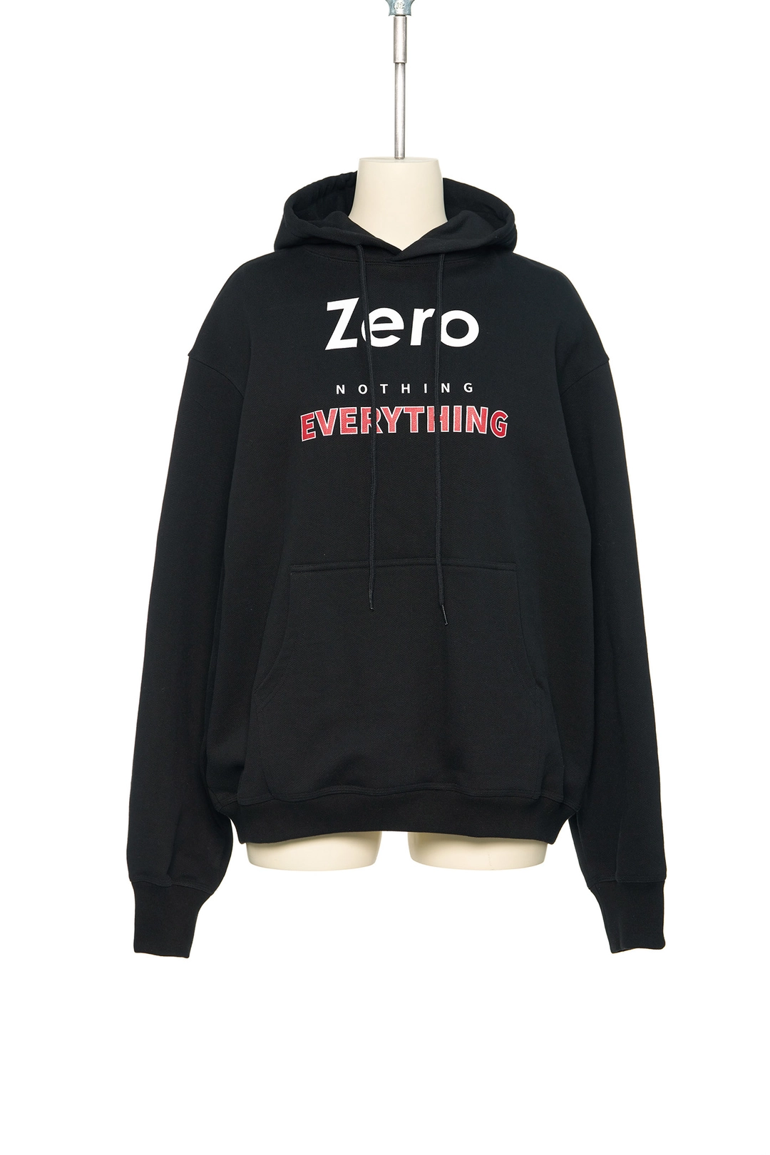 푸쉬버튼 FW25 ZERO BLACK ZERO HOODIE 상품 이미지 2
