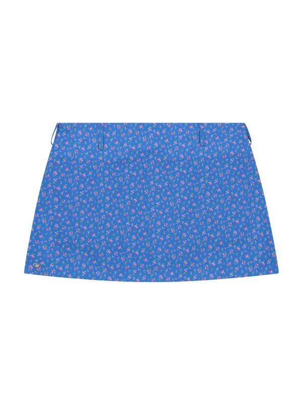 Flower Skirt - Blue