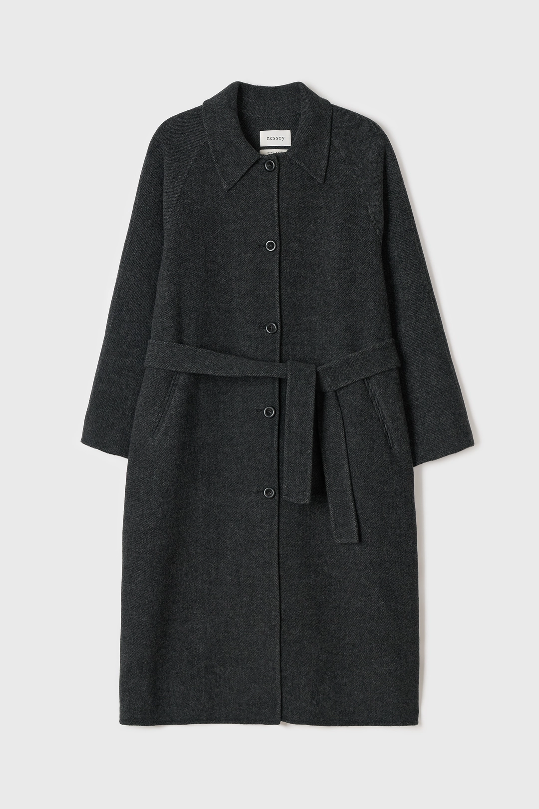 네세서리 Raglan Handmade Coat (Charcoal) 상품 이미지 1