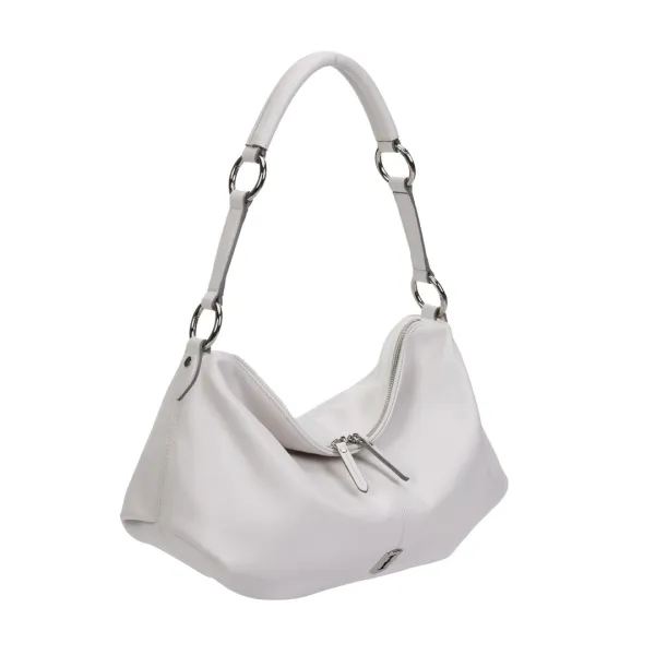Halfmoon Attache Shoulder M (하프문 아타쉬 숄더 미듐) Bright Beige