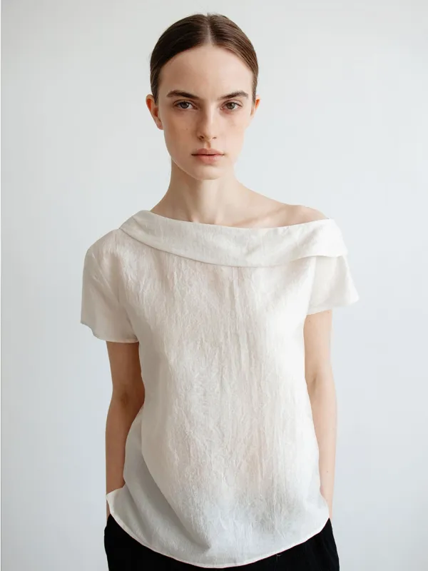 TIR OFF SHOULDER BLOUSE_IVORY