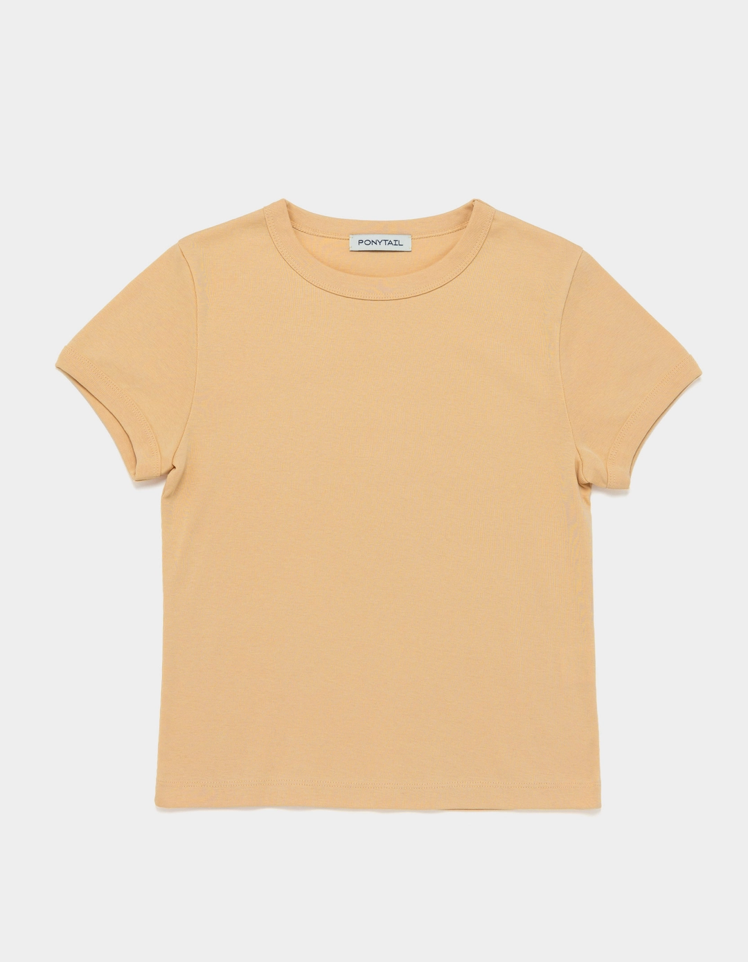 포니테일 Soft Fit Tee (Apricot) 상품 이미지 1