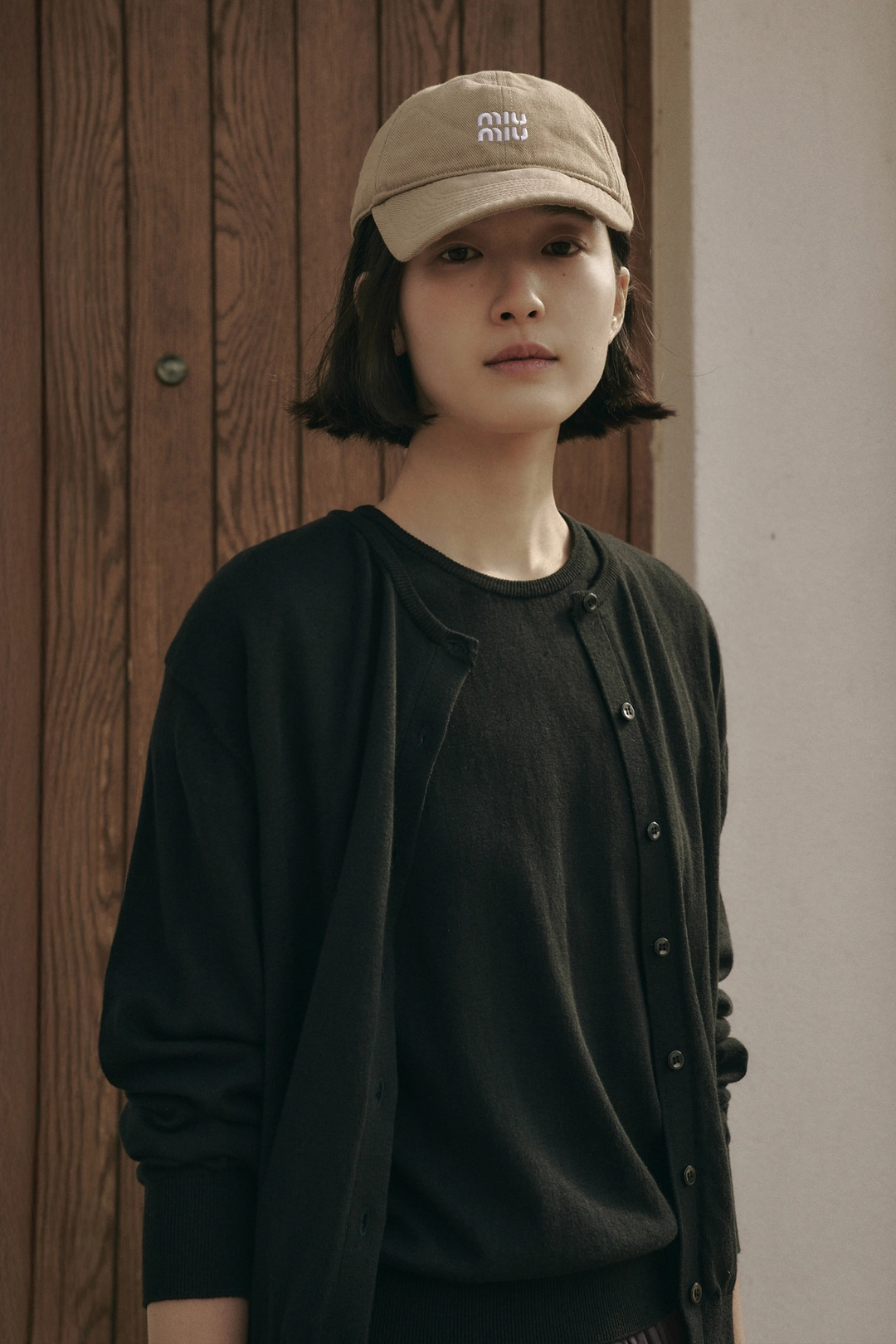 세이지먼트 CLARA COTTON SILK CARDIGAN_BLACK 상품 이미지 2