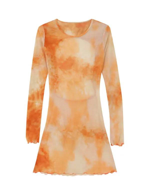 AURORA DRESS_ORANGE