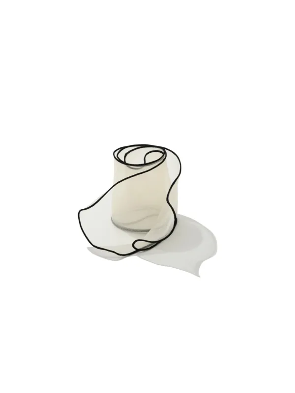 A ORGANZA RIBBON SCARF
