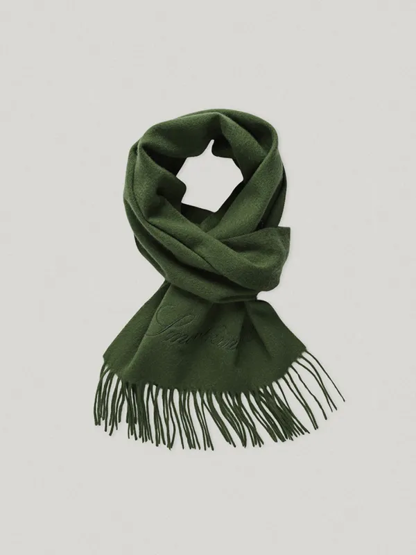 Green Everett Wool Scarf (3rd)