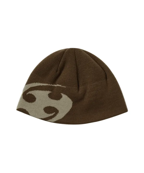 LOGO BEANIE [BROWN]