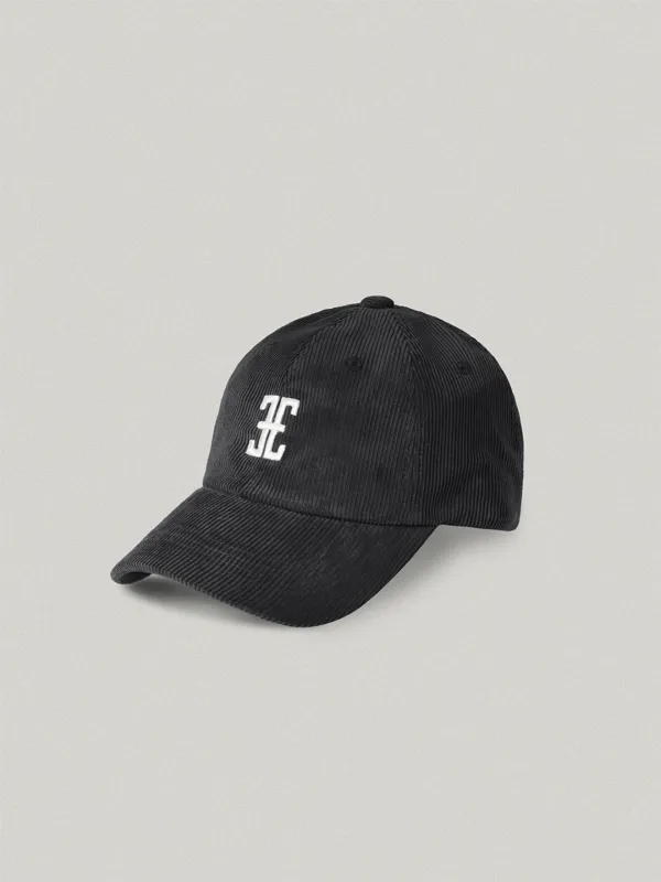 Classic Logo Corduroy Ball Cap - Charcoal클래식 로고 코듀로이 볼캡