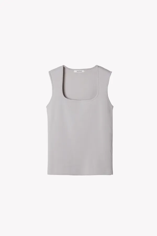 Rion Sleeveless Knit (Light Gray)