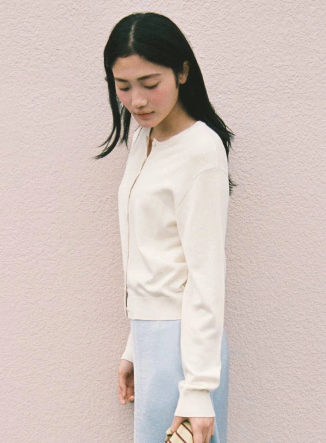 망고매니플리즈 MOLLI ROUND CARDIGAN_VANILLA 상품 이미지 2