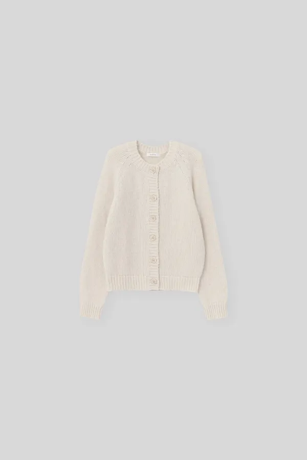 Suave knit cardigan (cream)