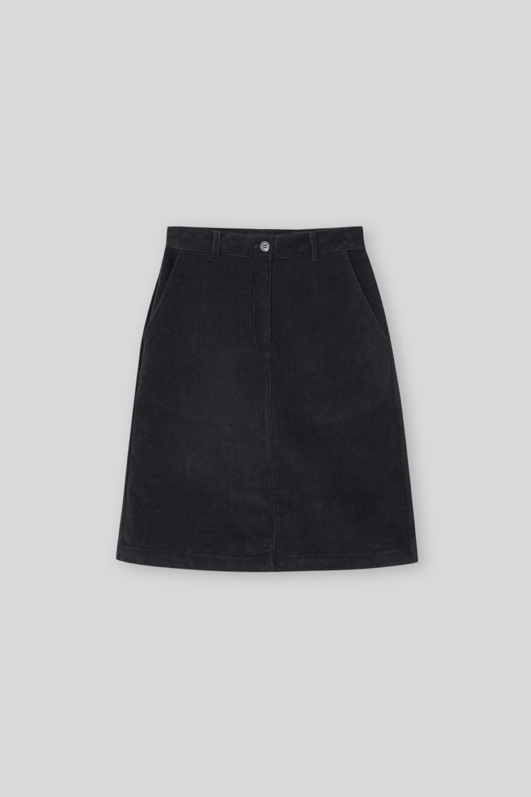 더미튼 Sled corduroy skirt (black) 상품 이미지 1