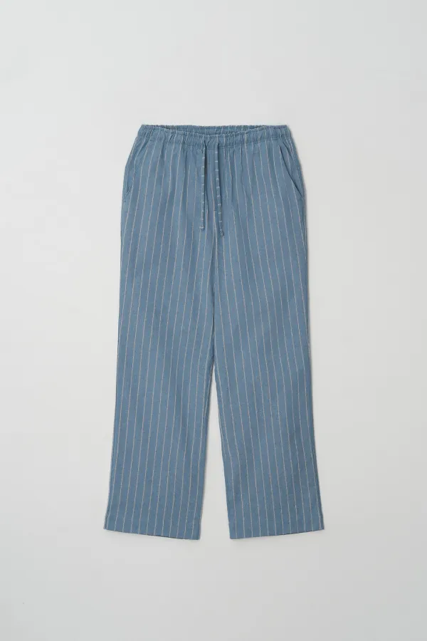 Natural Stripe Banding Pants