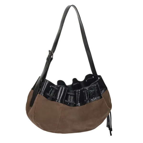 [아울렛] Perfec Wave String Hobo L (퍼펙 웨이브 스트링 호보 라지) Khaki