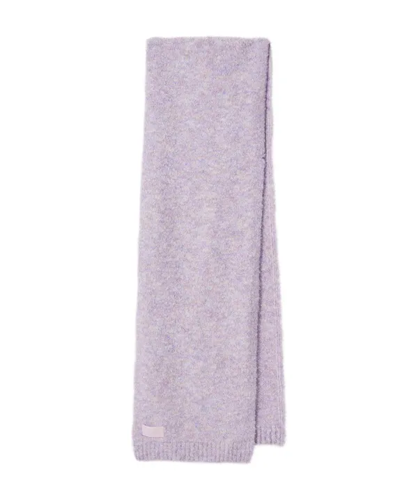Sherbet Knit Muffler-Purple