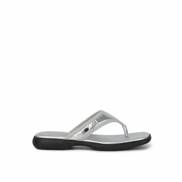 SERIC PADDED FLIP-FLOPS / SILVER