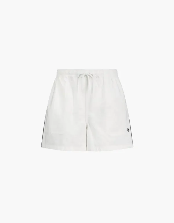 cotton banding shorts - white