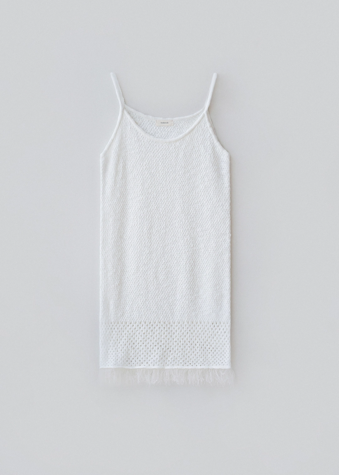앤니즈 Luna fringe knit dress (white) 상품 이미지 1