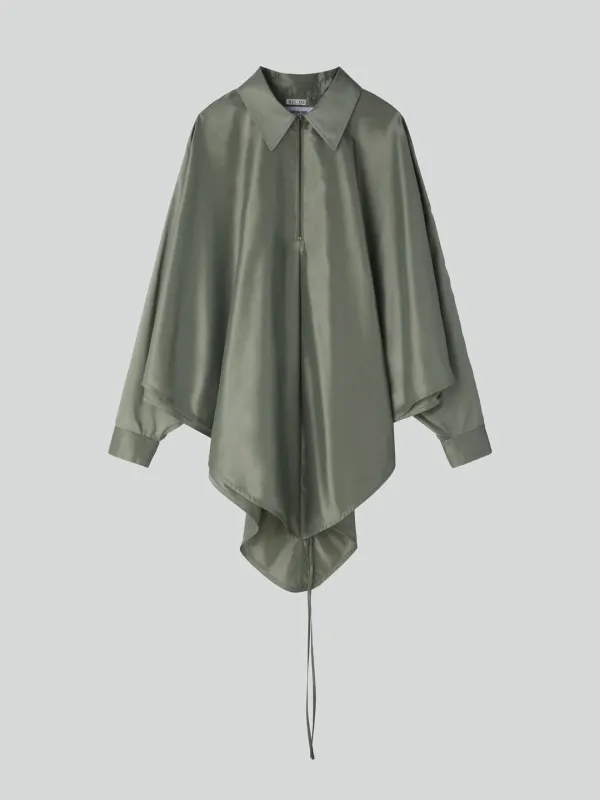 OVERSIZED CAPE JUMPER (LIGHT KHAKI)