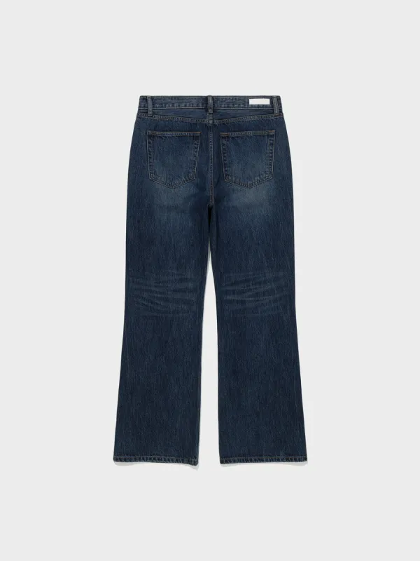 Mid-Rise Boot-Cut Jeans_Mid Blue