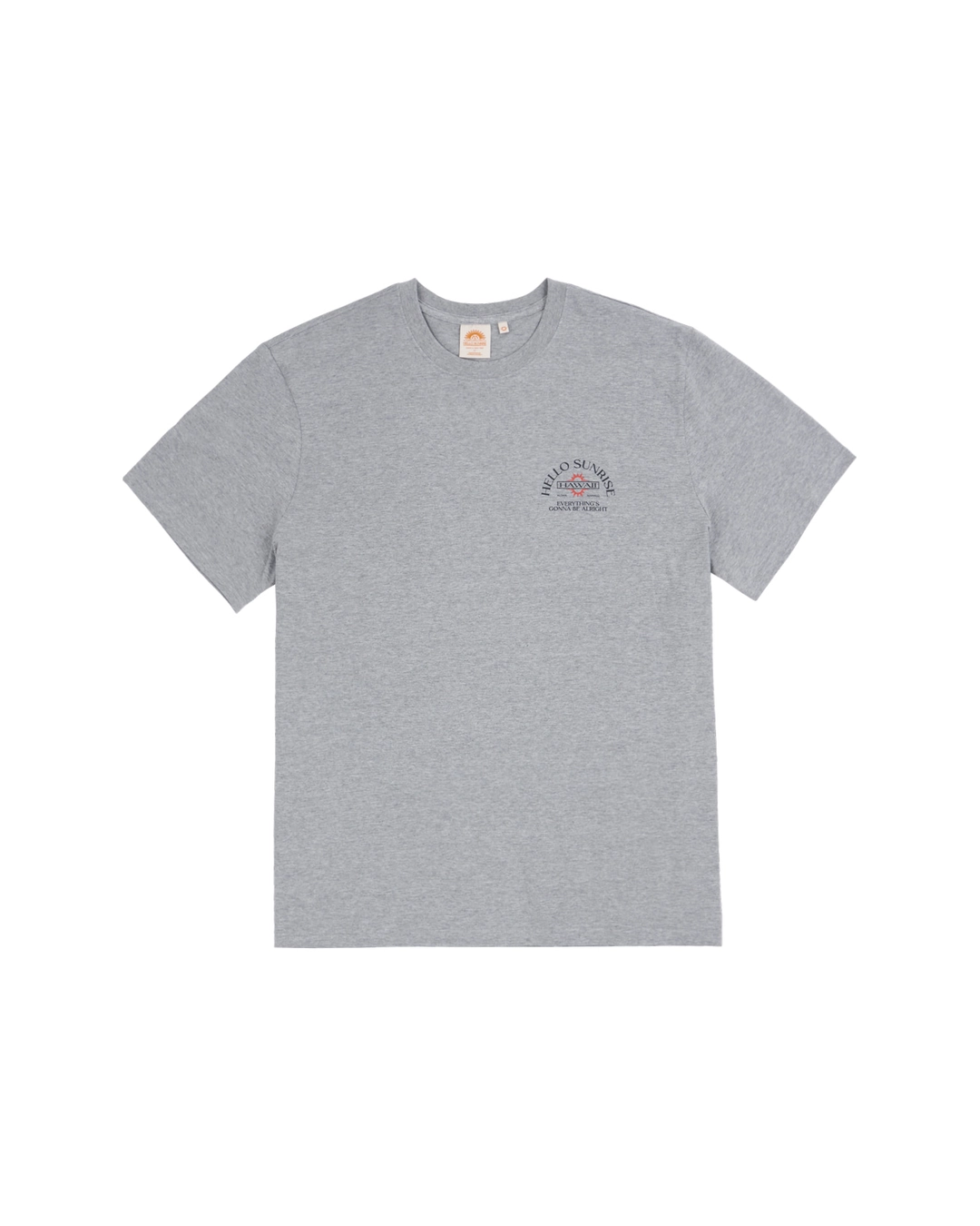 헬로선라이즈 HAWAII Arch Logo Tee_8% Melange Gray 상품 이미지 2