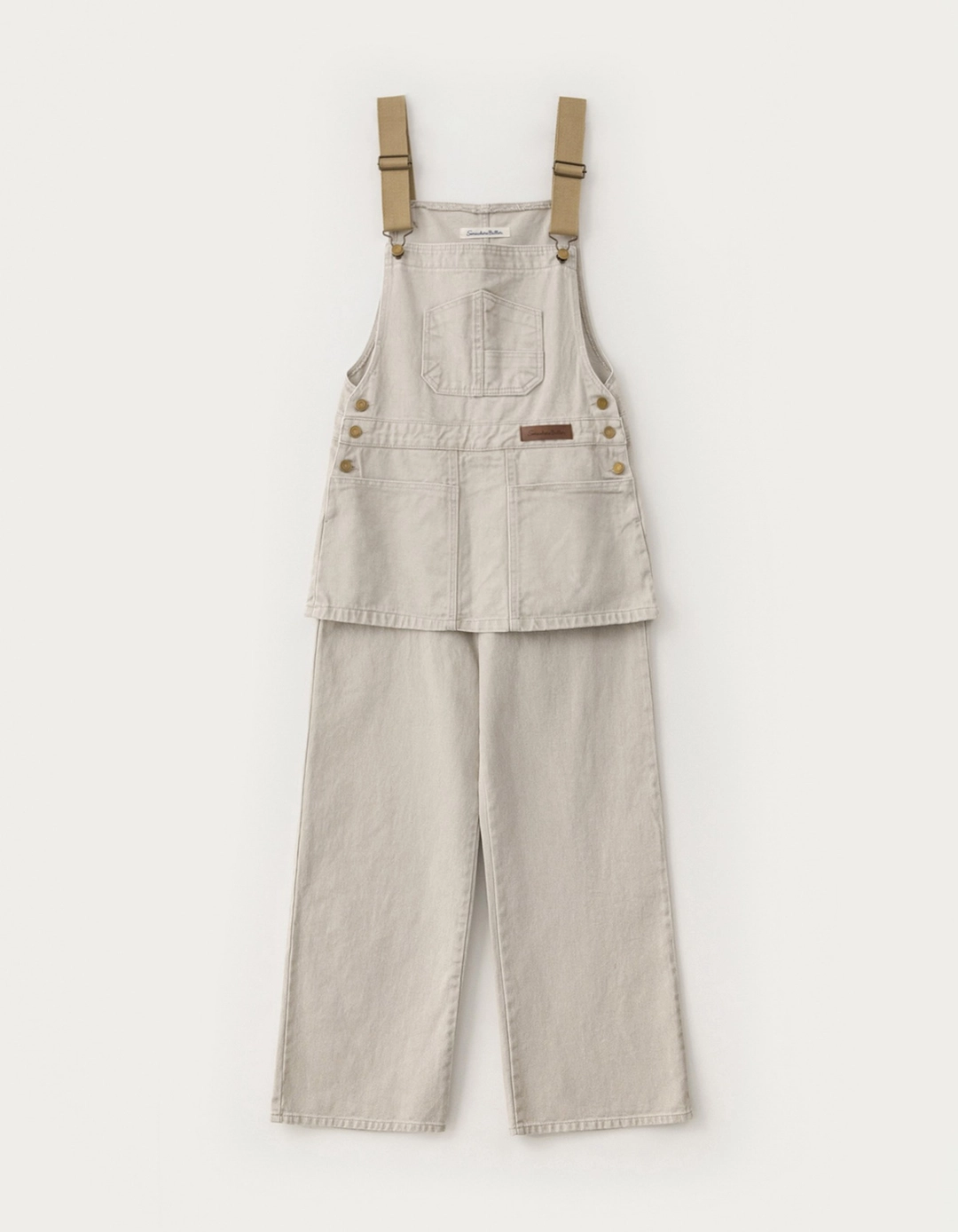 썸웨어버터 Vintage Combi Cotton Overall - Oat Beige 상품 이미지 2
