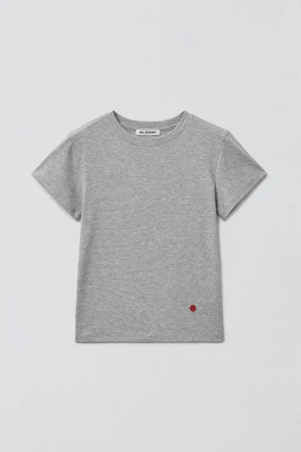 [06.12 순차발송] BASIC SIMBOL T-SHIRT_MELANGE