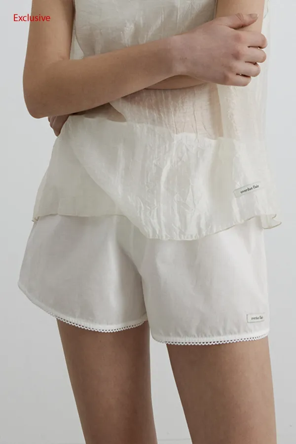 [EXCLUSIVE]COTTON SHORTS_WHITE LABEL