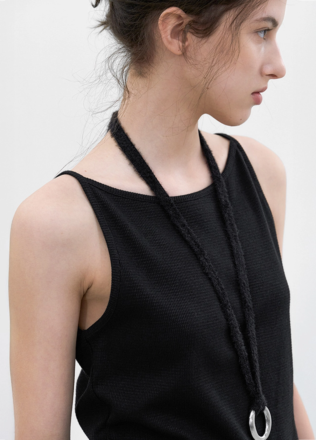 아뜰리에 나인 (Z-T-6930)ESSENTIAL SOLID SLEEVELESS TEE 상품 이미지 2