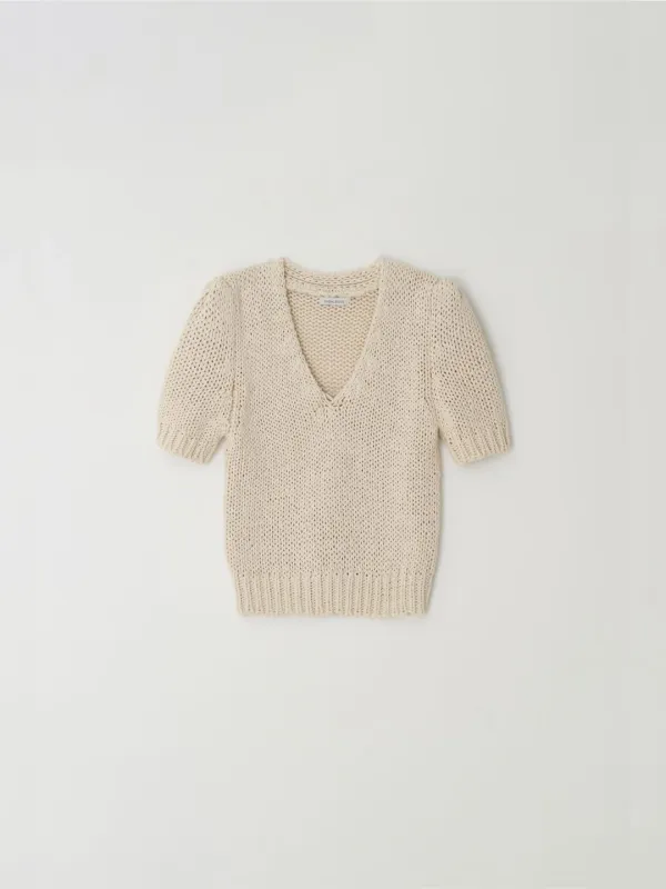 Kate Knit Top(Ivory)